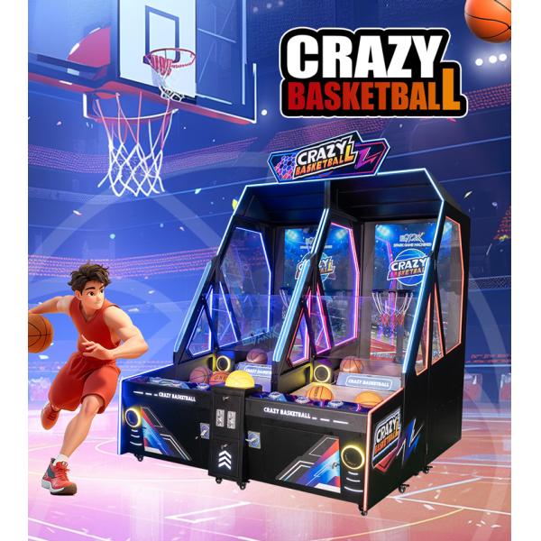 Factory Wholesale Arcade Video Game Machine Basketball Machine Double Players Crazy Basketball