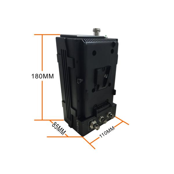 1080P HD COFDM Wireless Video Transmitter 8K Carrier 300-4400MHz Broardcast AV Sender