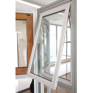 Cheap Double Glass Aluminum Awning Window Tempered Glass Aluminum House Window wholesale