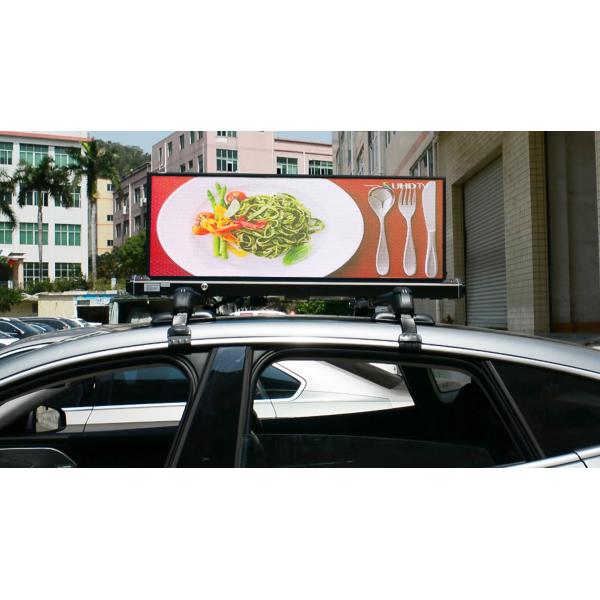 Outdoor LED Advertising Display P2.5 Taxi Roof LED Display Weatherproof