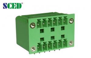 China Male Sockets  Header , Pitch  3.81mm 300V 8A 2 × 2P - 20 × 2P Pluggable Terminal Block on sale