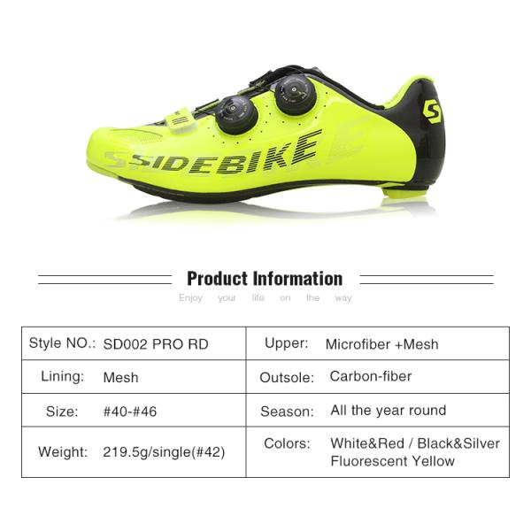Waterproof Fluorescent Yellow Cycling Shoes High Reliability With CE / ISO Certification