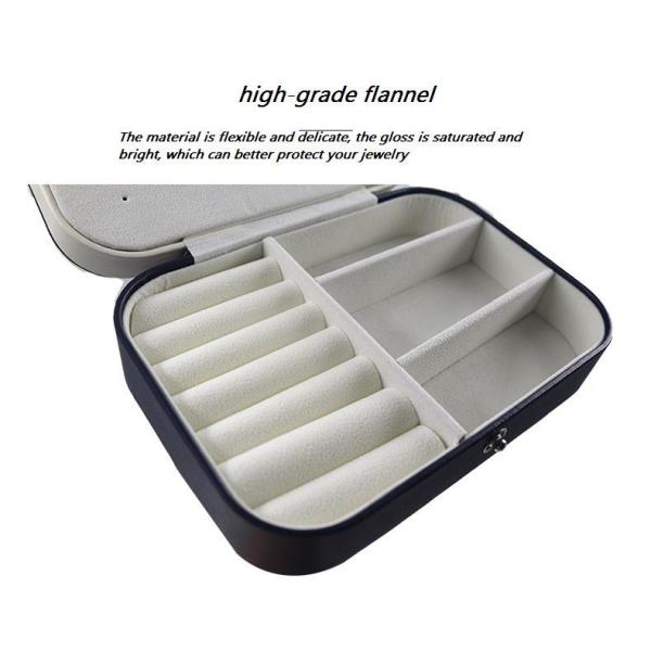 China Wholesale Custom Logo Two Layers Jewelry Box, 16*11*5.2cm Luxury Flocking Lining PU Leather Packaging Gift Box, Free Samples Available