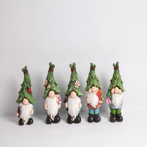 Cheap Fade Resistant Polyresin Garden Ornaments Lightweight Gnome Resin Home Decor wholesale
