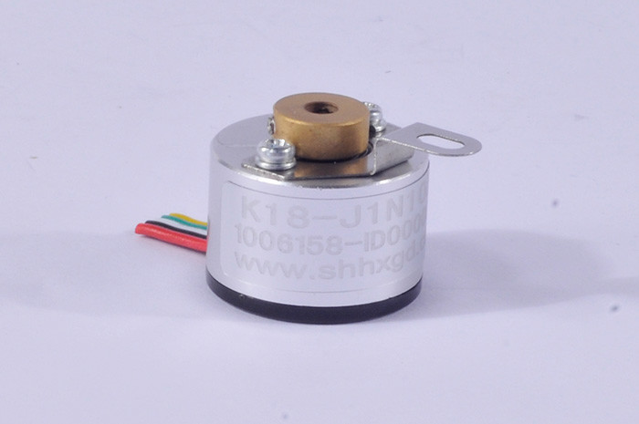 Cheap Mini Size Hollow Shaft Encoder , K18 Incremental Rotary Encoder 500 Resolution wholesale