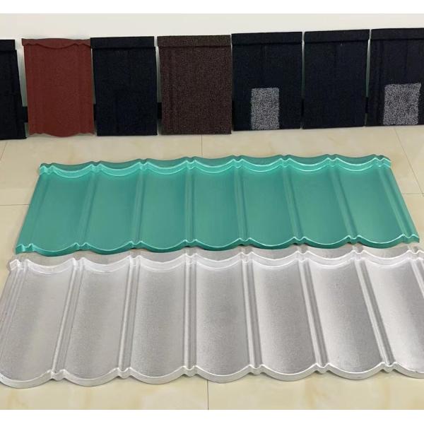 Wind Resistance, Waterproof New Zealand Quality Standard Chinese Natural Stone Coated Metal Roof Tiles 0.35-0.55mm thick