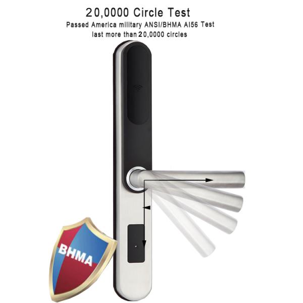 Combination Slim Smart Hotel Lock , Electronic Door Lock With Biometric