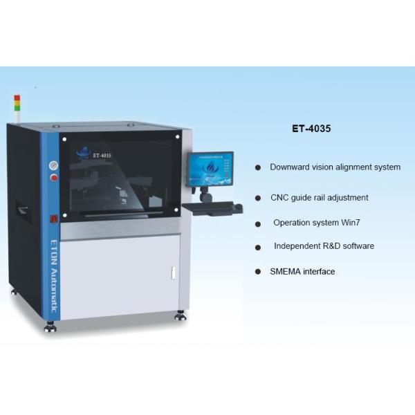 SMEMA interface Fully Automatic Stencil Printer 55 Degree Squeegee Angle