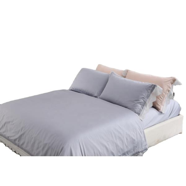 3-4kg Luxury Satin Silk Hotel Bedding Set with Beautiful Exquisite Jacquard Pattern