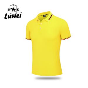China Quick Drying Embroidered Polyester Polo Shirts Textured Lapel Short Sleeve on sale