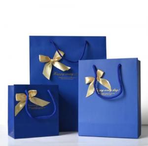 Cheap Custom Luxury Bouquet Clothing Shopping Retail Black Paper Bags With Logo Print wholesale