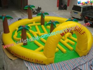 China Kids Inflatable Sports Games , CE / EN14960 Mini Inflatable Golf Games on sale