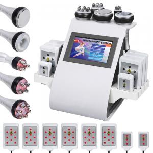 Cheap Ultrasonic 6-1 Slimming Cavitation And Laser Lipo Machine Iso13485 wholesale