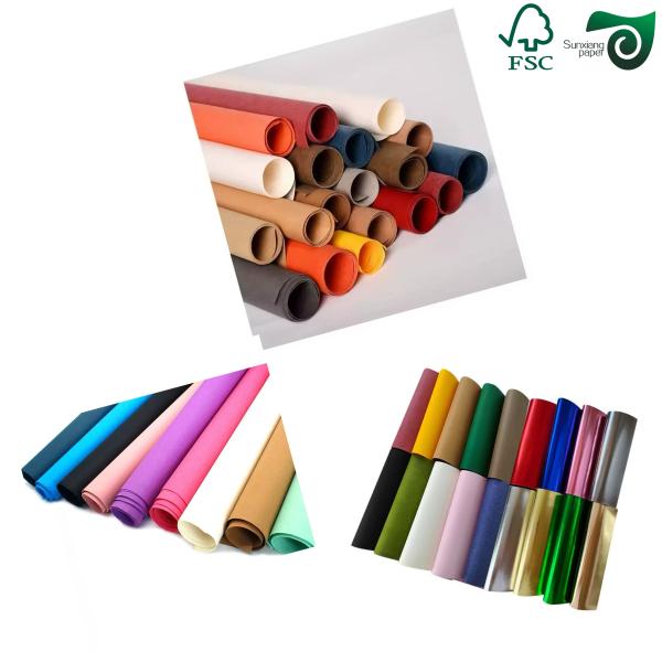 FSC Embossed Gauffered Paper Board 160gsm 230gsm Multiple Colors Custom Options