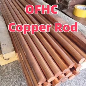 China OFHC Copper Rod 99.95% Purity 50mm Diameter Custom Length on sale