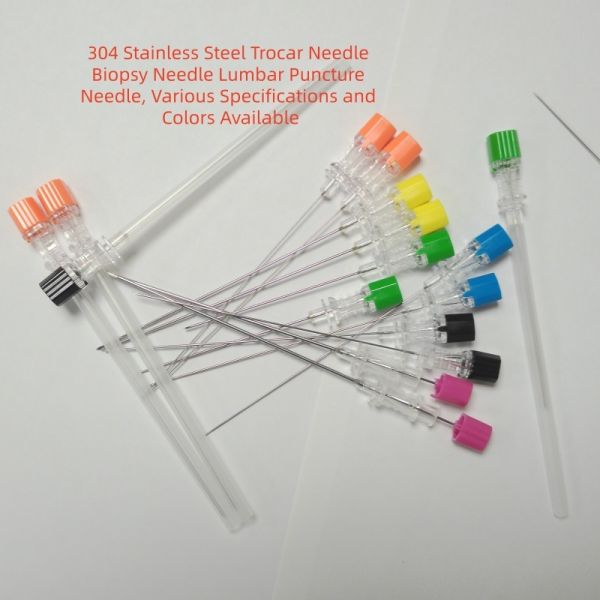 304 Stainless Steel Trocar Needle Biopsy Needle Customizable Size Color