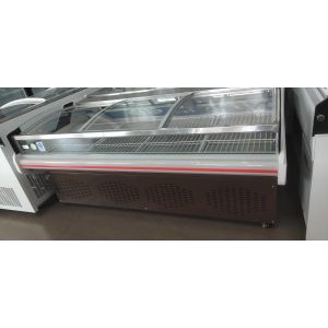 Fresh Meat Chest Freezer Sliding Glass Doors Top Opening