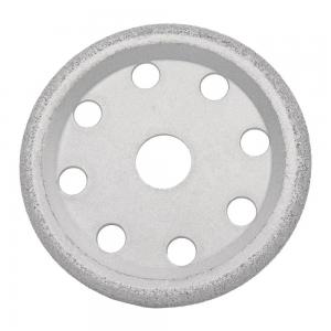 Cheap Metal Powder Diamond Resin Vaccum Brazed Wheel for Cutting of Granite Stone Slab Edge wholesale