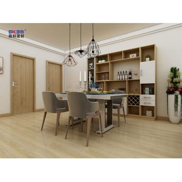 GKBM Greenpy MJ-W6002 SPC Flooring 5mm Stone Polymer Composite Rice Paddy Impression Click