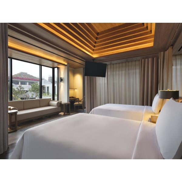 Tropical Luxury Holiday / Resort Hotel On Island Natural Themed Solid Wood Vintage Furnitures