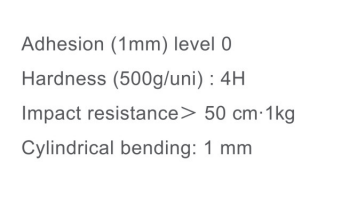 Water-based Hydroxylated Acrylic Emulsion with 1% Hydroxyl Value 4H Hardness and 1mm Cylindrical Bending for Metal Coating