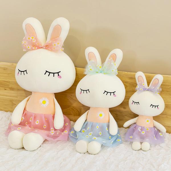 ODM PP Cotton Stuffed Plush Bunny Doll As Girls Gift