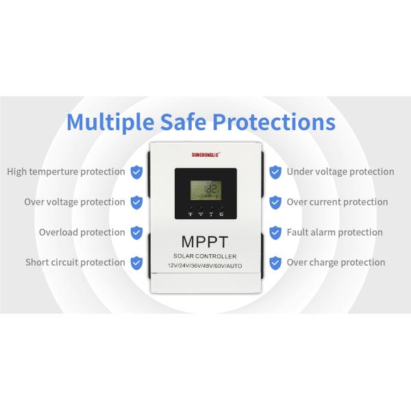 Lightweight Safety 48V MPPT Solar Charge Controller Eco Friendly Mppt Solar Regulator