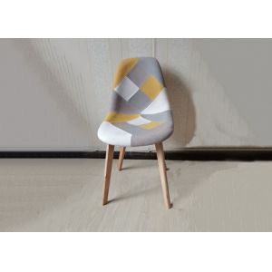 Cheap Nordic Style Modern Dining Chairs Upholstered , Beech Wood Chair wholesale