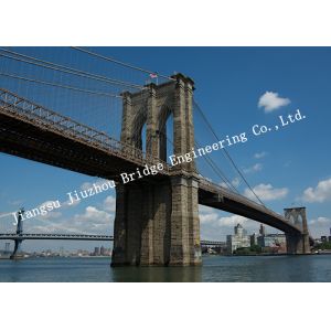 Cheap Prefabricated Wire Suspension Bridge Multi Span Customized Construction European Style wholesale