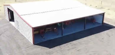 Customized Prefabricated Pole Barn Kits Barndominium Steel Structure Farm Shed