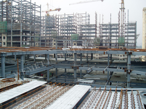 Hot-dip galvanized steel bar truss floor deck for steel structure building