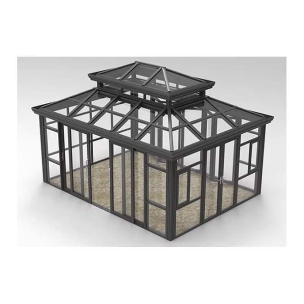 Commercial Sunroom Aluminum Alloy Material Frame Easy Assembly Curved Lowes