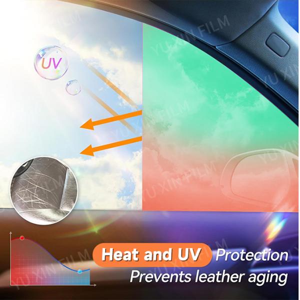 Color Change Car Window Tint Film Chameleon Film 60inch*100ft 80% Vlt Windshield Glass Tinted Film