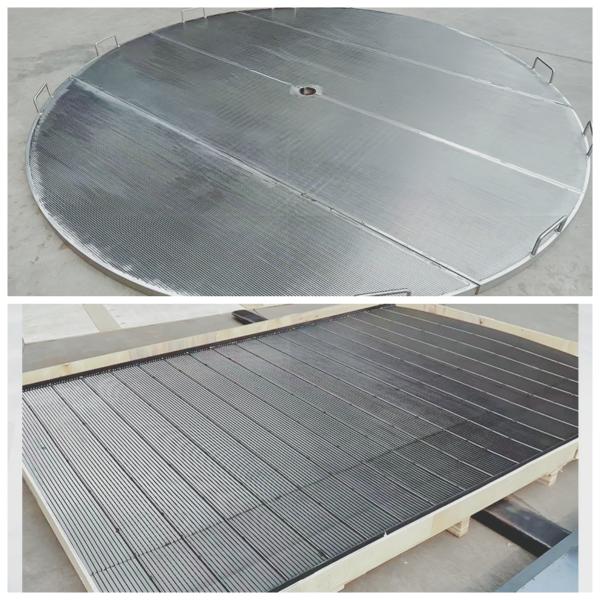 304 316L Stainless Steel Johnson Wedge Wire Screen 1x2mm 2x3mm