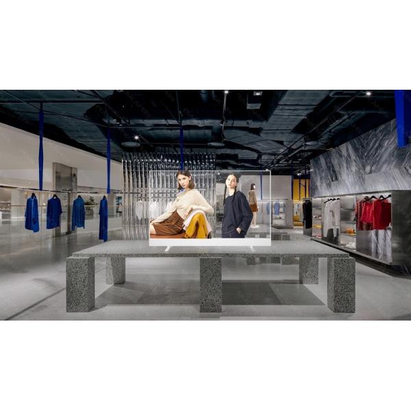 55 Inch Transparent Oled Display 4K High Definition Touch Interaction