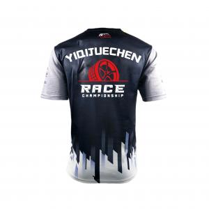 China Custom Logo Tshirts Sustainable Team Racing Men Shirts for Sportswear Enthusiasts on sale