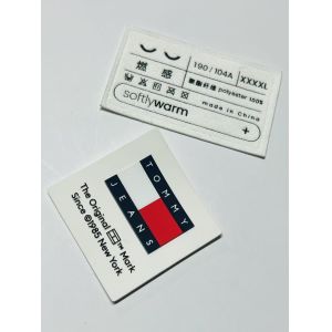 Iron On Woven Clothing Embroidered Name Labels Customized