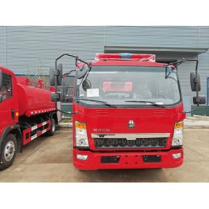 HOWO 8000Liter Water Tanker Fire Engine Truck