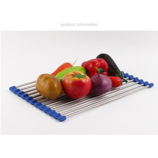 304 Stainless Steel 45X15cm Kitchen Vegetable Rack