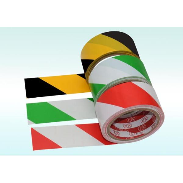 Clean Room ESD Products Ground Warning Esd PVC Floor Marking Tape Yellow Black