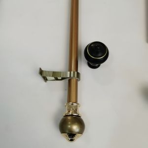 Cheap Zinc Alloy 0.35mm 10mm Adjustable Curtain Rod wholesale