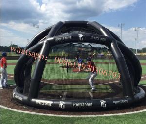 China Portable Inflatable Cages & Goals , inflatable batting cage,baseball batting cage , polyester batting , quilt batting , on sale