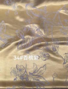 Cheap 100% Silk Jacquard Fashion Anti-Wrinkle fabrics for Women Dress 2023 Fashion designs wholesale