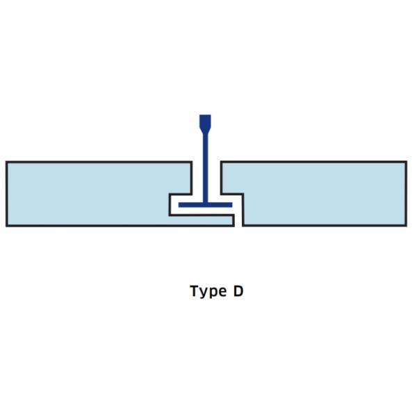 MicroPerf acoustic panel edge option C