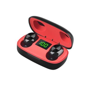 Portable TWS Earphone with LCD Screen OEM Blue Tooth 5.0 Headphone for Cell