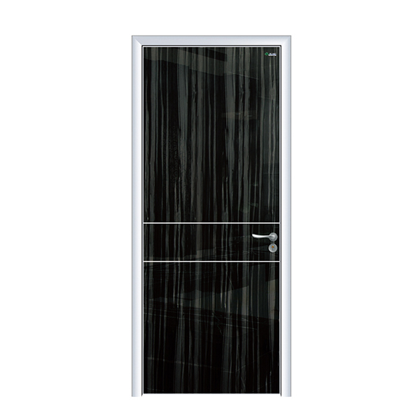 New design Aluminum frame Modern aluminum frame glass interior door for home