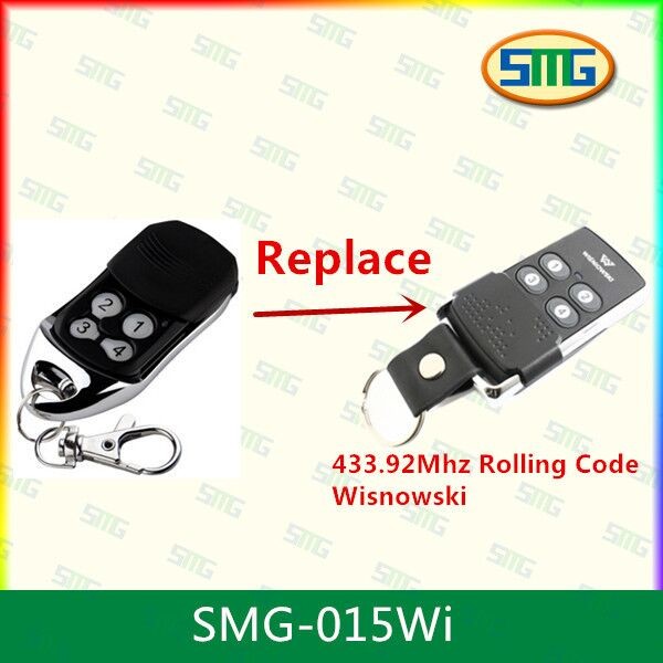 SMG-15W WISNOWSKI rolling code compatible remote controller