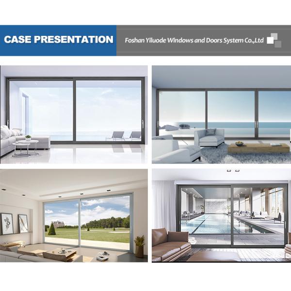 Aluminium Sliding Window Section Soundproof Double Glazed With Screen