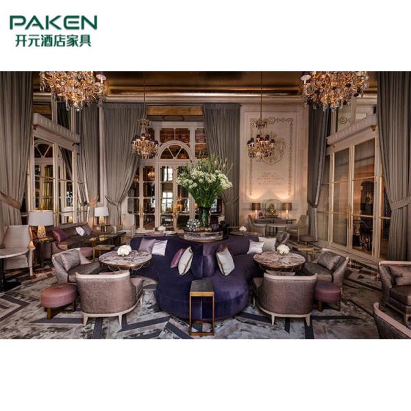 Modern Five Star Hotel Public Area Lobby Furniture Customized Materials