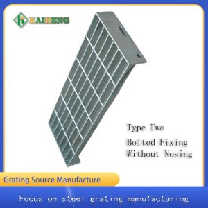 Cheap Galvanized Steel Grating Treads 60mm Pitch Bearing Bars wholesale